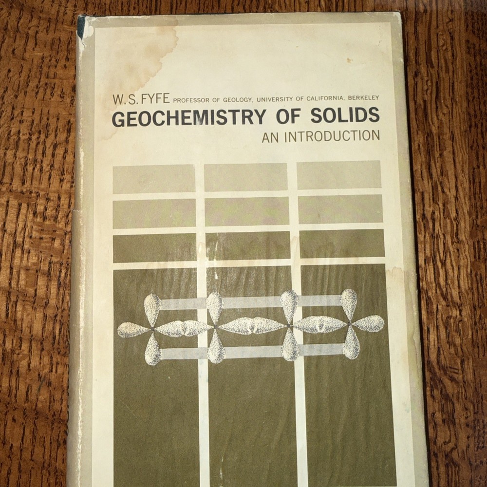 Geochemistry of Solids An Introduction McGraw-Hill 1964 Hardcover Science Book