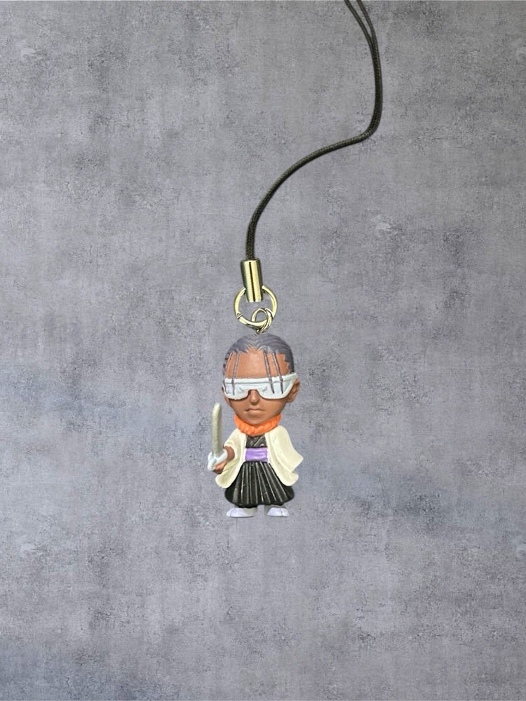 Tousen Kaname Bleach Gotei 13 Soul Reapers Bandai Figure Keychain — US SELLER