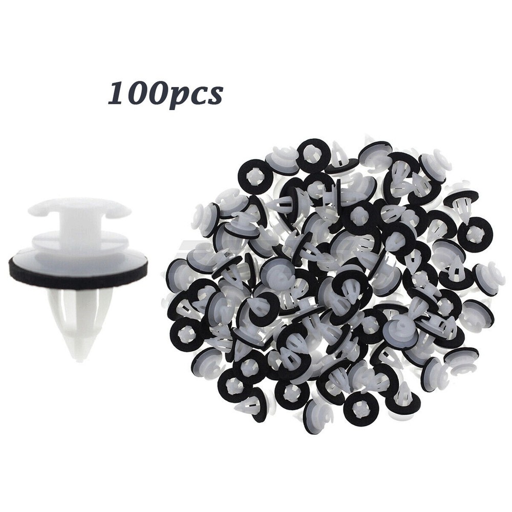 Set Of 100 Clips For BMW DOOR TRIM PANEL E34 E46 E36 E38 E39 M3 & Free Seal Ring
