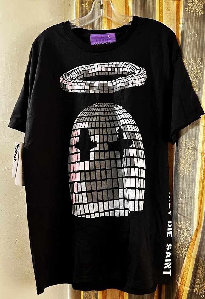 B Wood NYC Gooney Saint 3D Ghost Pop Graphic T-shirt XL