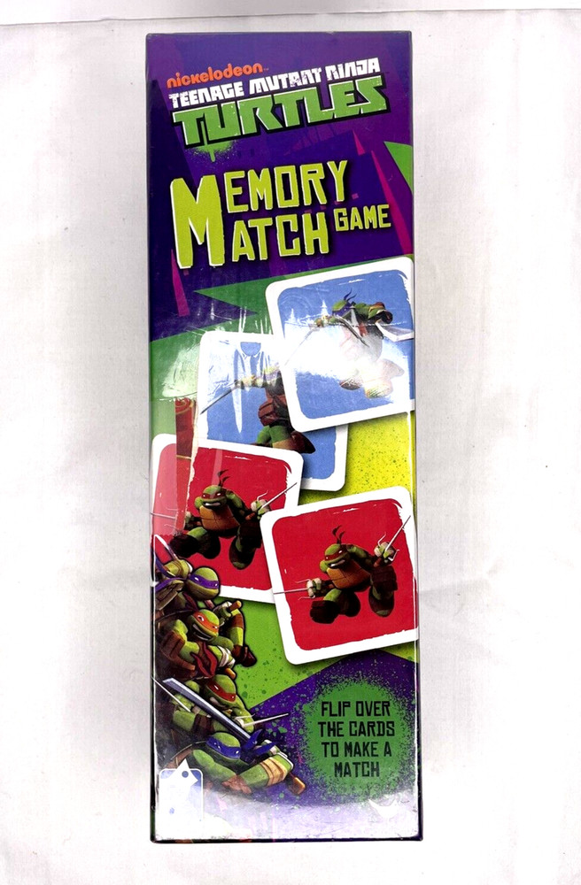 TEENAGE MUTANT NINJA TURTLES, Nickelodeon  Memory Match Game (72 Cards, 2013)