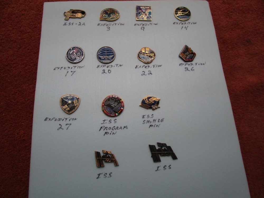 Vintage NASA International Space Station Mission pin set – Boeing - USA - ISS