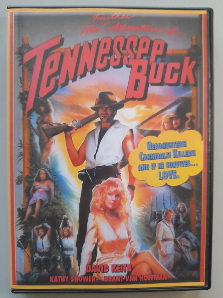 The Further Adventures Of Tennessee Buck (Uncut DVD, 1988) Kathy Shower Rare Oop