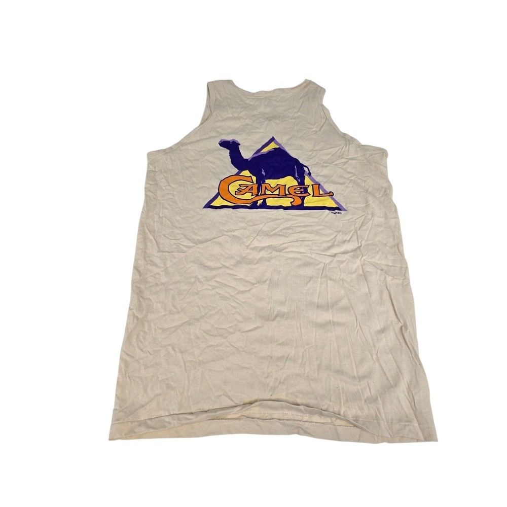 Vintage Camel T-Shirt Genuine Taste Men's Tank Top XL Single Stitch NOS USA