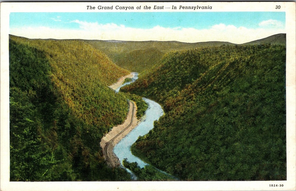 PA-Pennsylvania, The Grand Canyon The East, Vintage Postcard