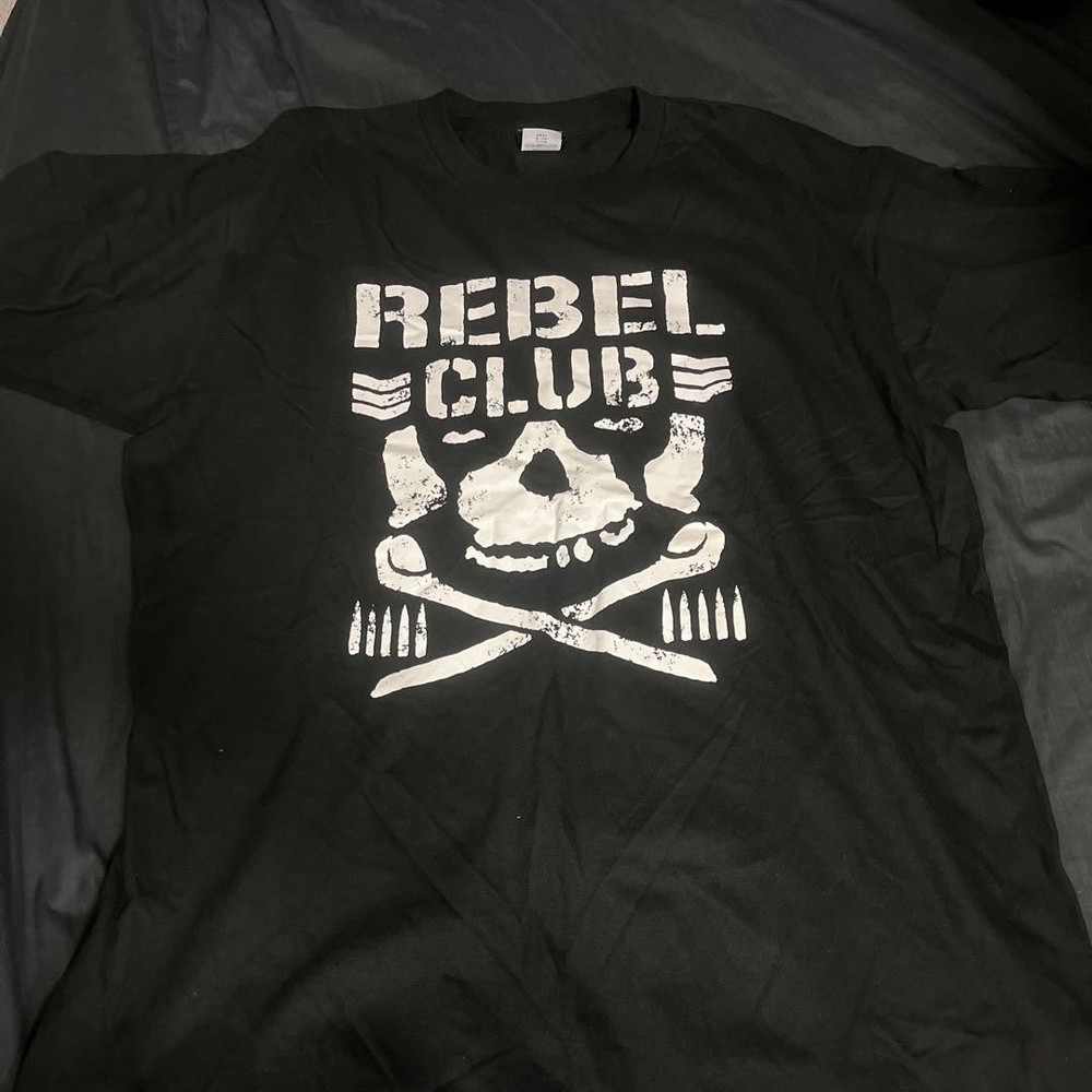 Japan Pro Wrestling Bullet Club David Finlay T-Shirt XL Black Near Mint