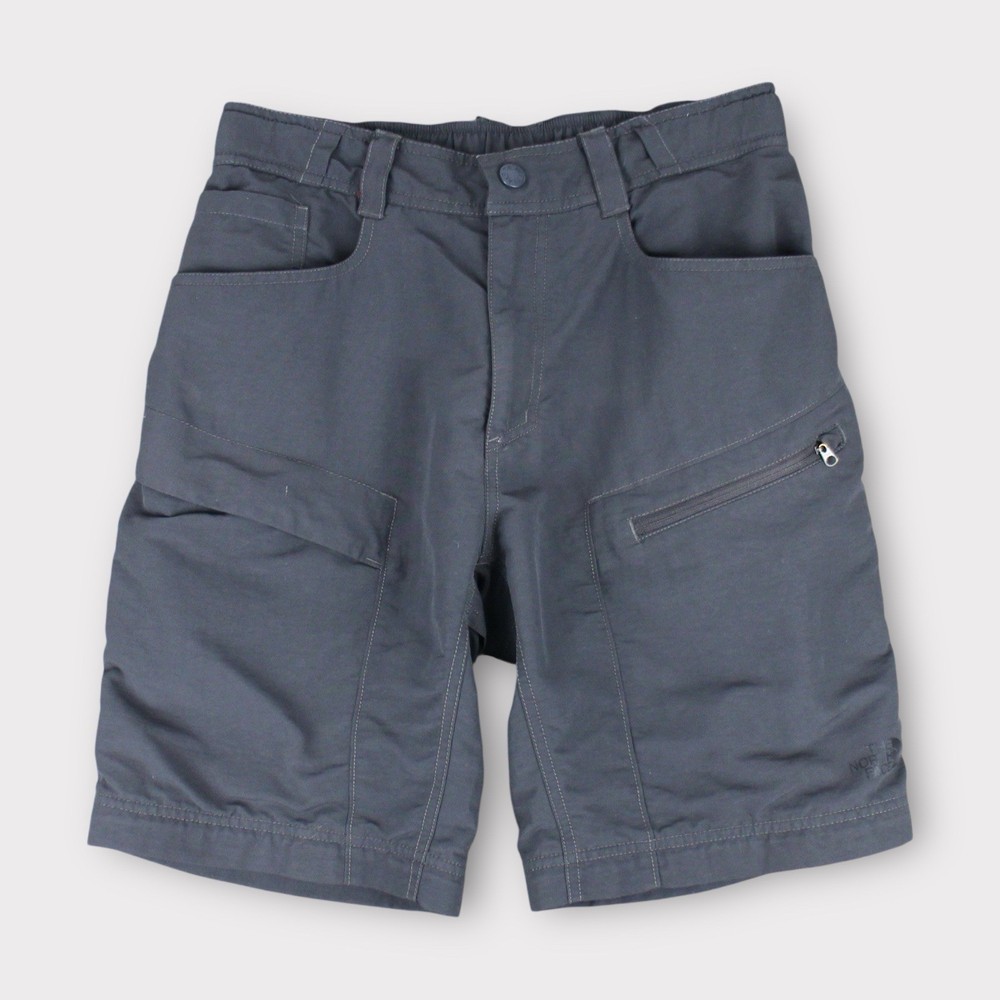 The North Face Men’s Cargo Hiking Shorts Gray Nylon Outdoor Utility Size Small