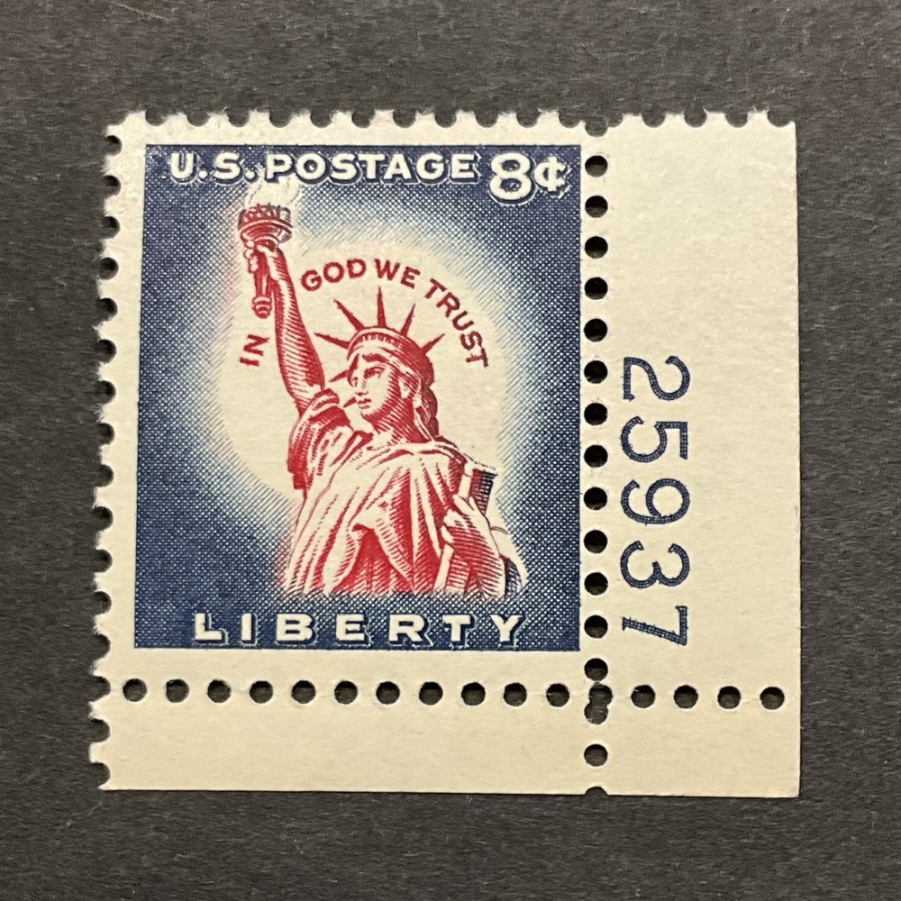 1954 U.S.  8c Statue Of Liberty Sc # 1041 Single Stamp MNH OG