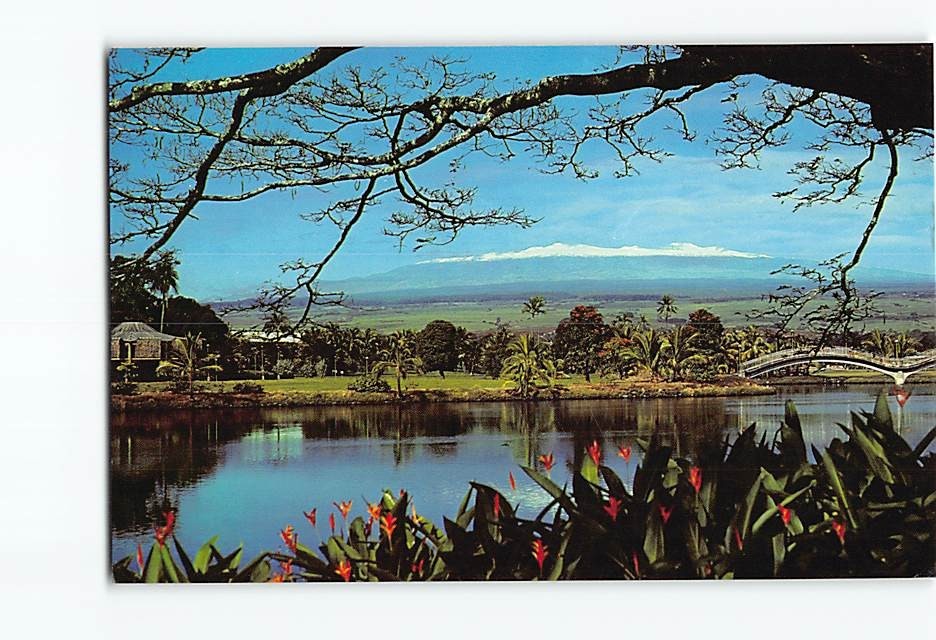 Postcard Snowcapped Mauna Kea Hawaii USA