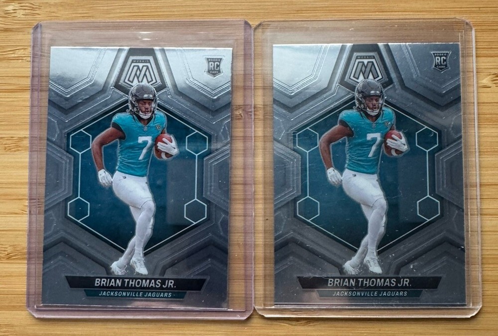 Lot of (2) 2024 Panini Mosaic NFL - BRIAN THOMAS JR Rookie Cards RC #323 Jaguars