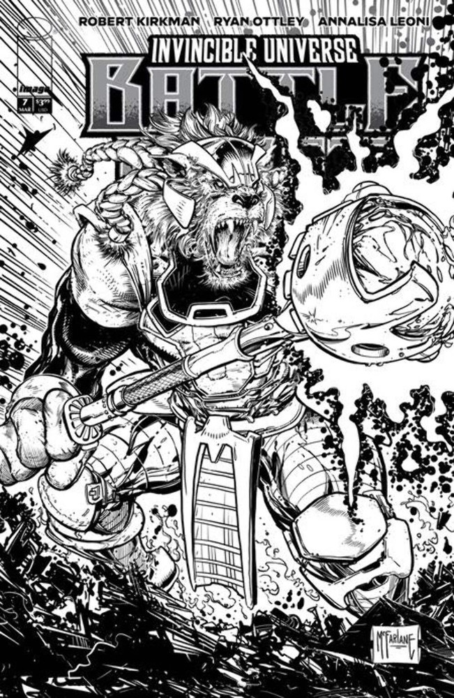 Invincible Battle Beast #7 Cover F 1:75 Ratio Todd McFarlane