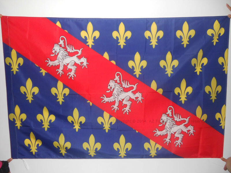 French Creuse Department Flag 2x3 Feet with Pole Sleeve 60x90cm