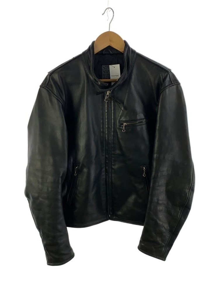 Kadoya Single Riders Jacket/Ll/Leather/Blk/Plain/Kixrs-032 3479