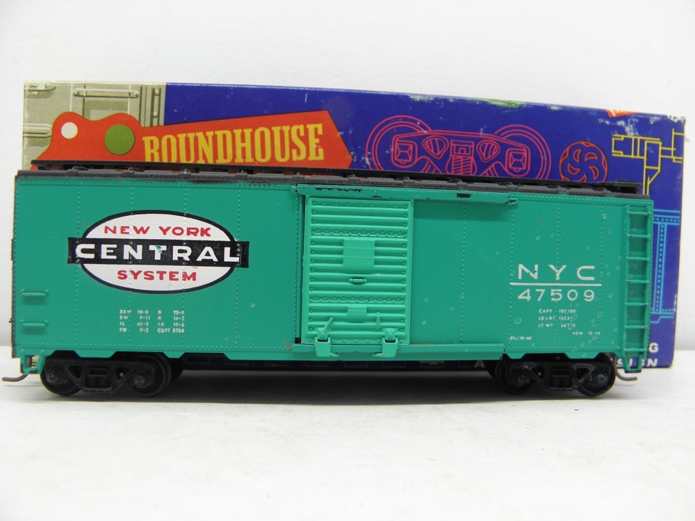 Roundhouse 40' S/Door Boxcar New York Central - Nyc #47509 ~Ho Scale~Built Kit