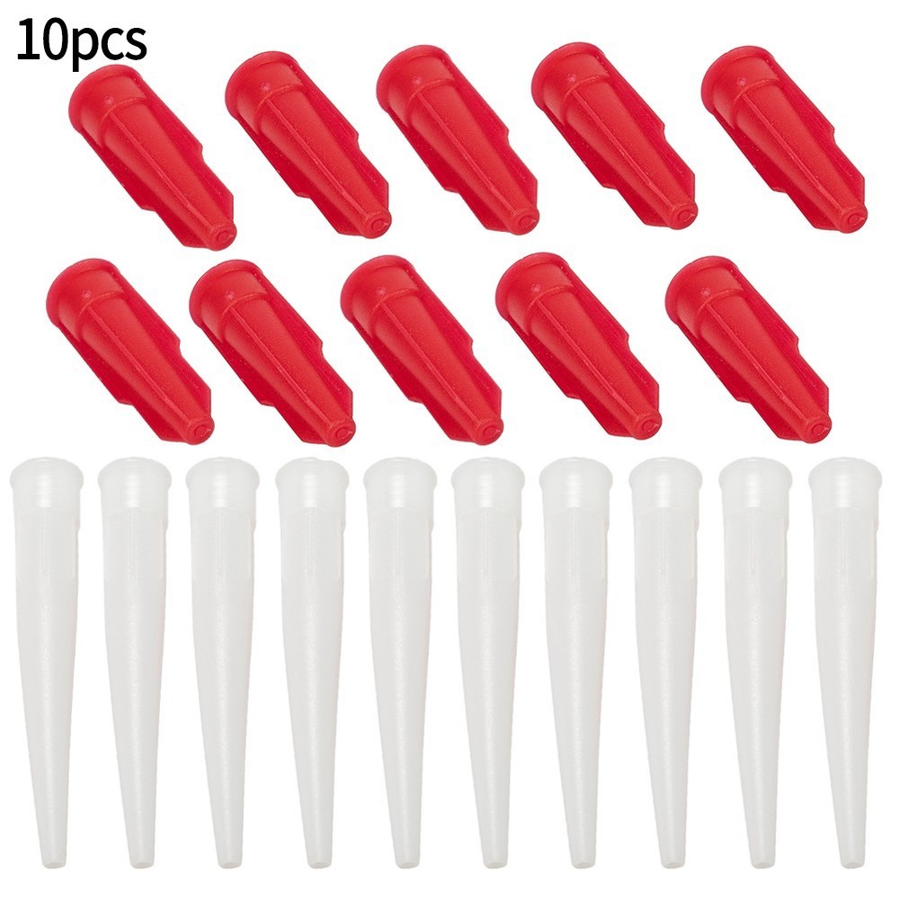 Silicone Tube Nozzle Cap Re-sealable Mastic Cartridge Spare Nozzles Screw Cover