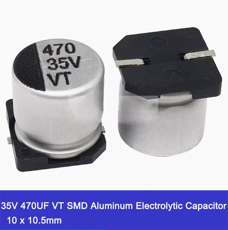 35V 470UF VT SMD Aluminum Electrolytic Capacitor 10 x 10.5mm