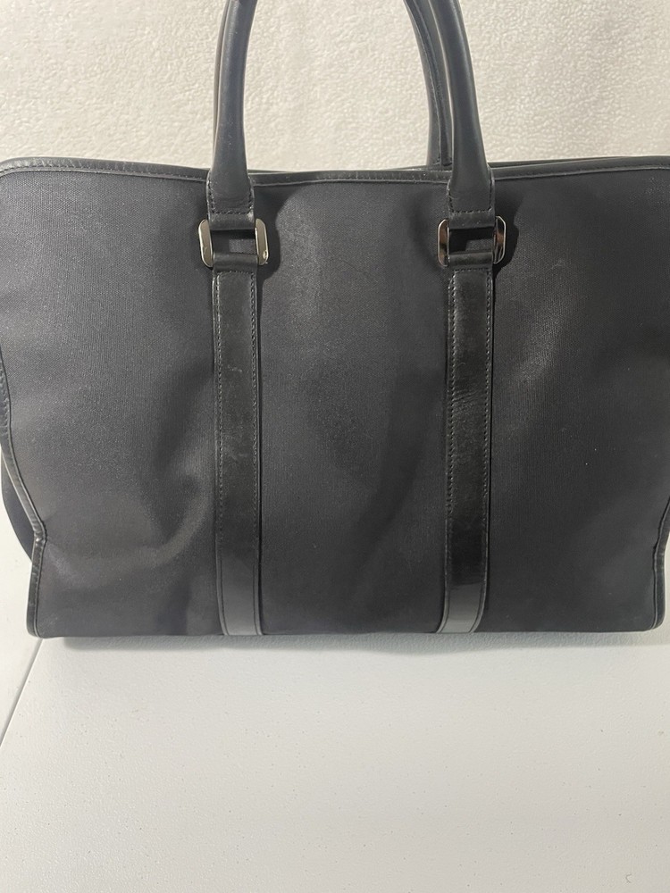 Burberry Black Label Briefcase & Leather Business Bag Hand Bag Used Men