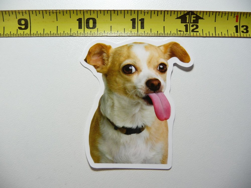 CHIHUAHUA LICK FUNNY DOG DECAL STICKER PET PLAY FURBALL