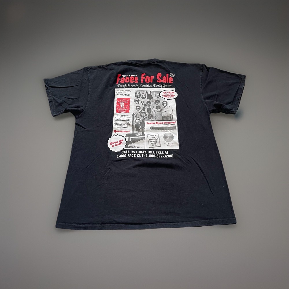Earl Sweatshirt Faces For Sale Black T-shirt - XL Rare
