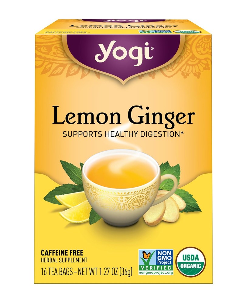 Yogi Tea Lemon Ginger Tea Bags, 16 ct