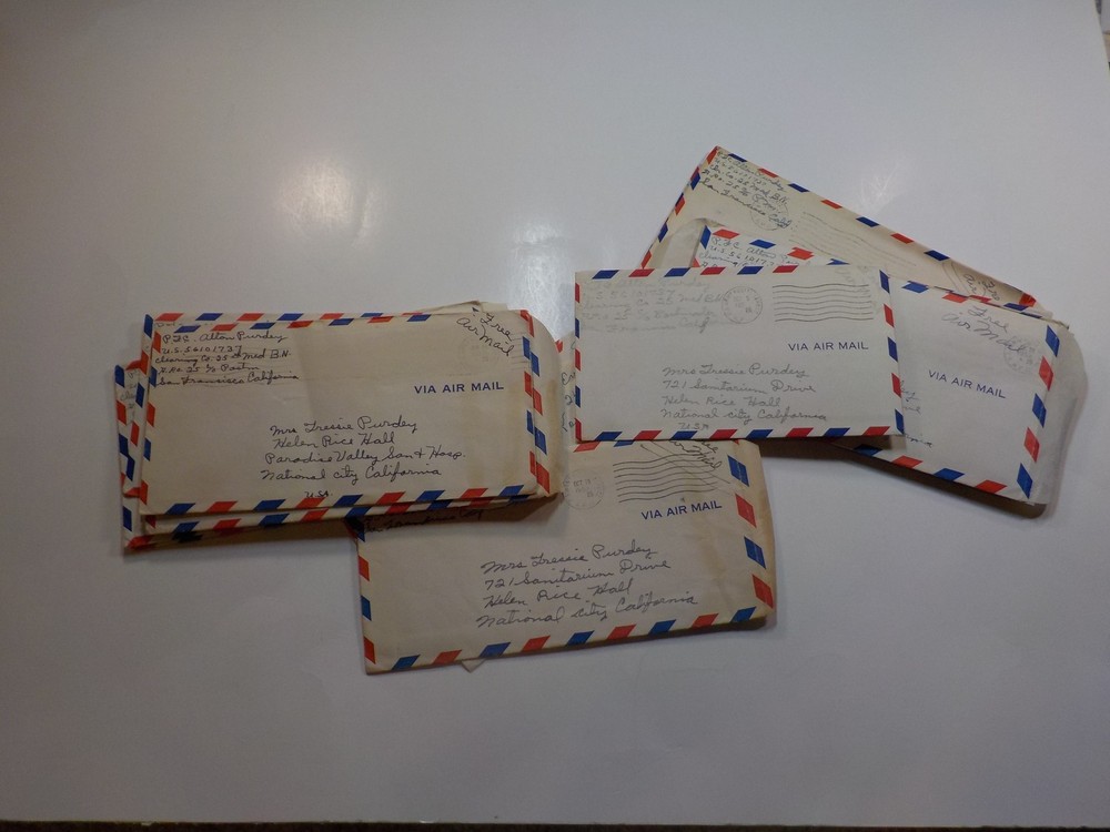 20 Korean War Letters To Wife Koreaa Medical Battalion Militaria Army Lot VTG