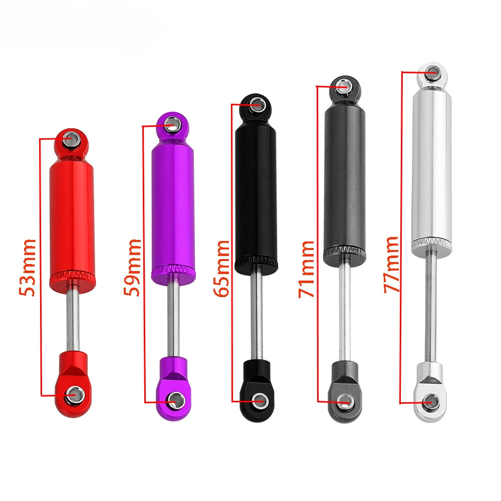 4x Metal Alloy Shocks Absorbers Damper for 1/18 RC Crawler TRX4M TRX-4M Upgrade