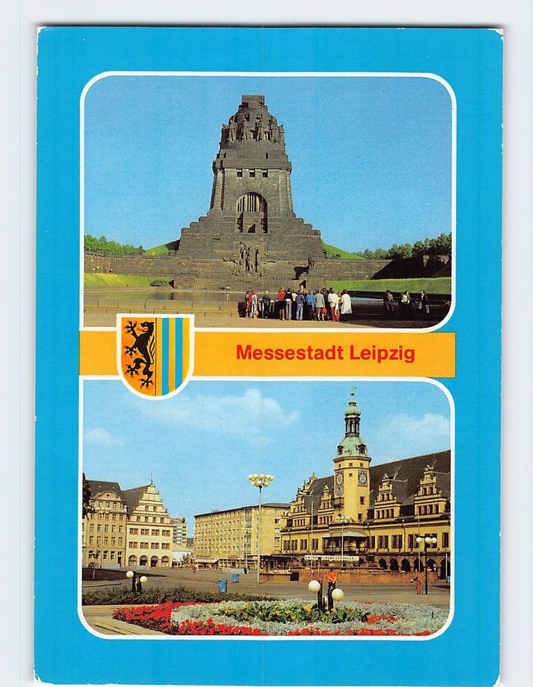 Postcard Messestadt Leipzig Germany