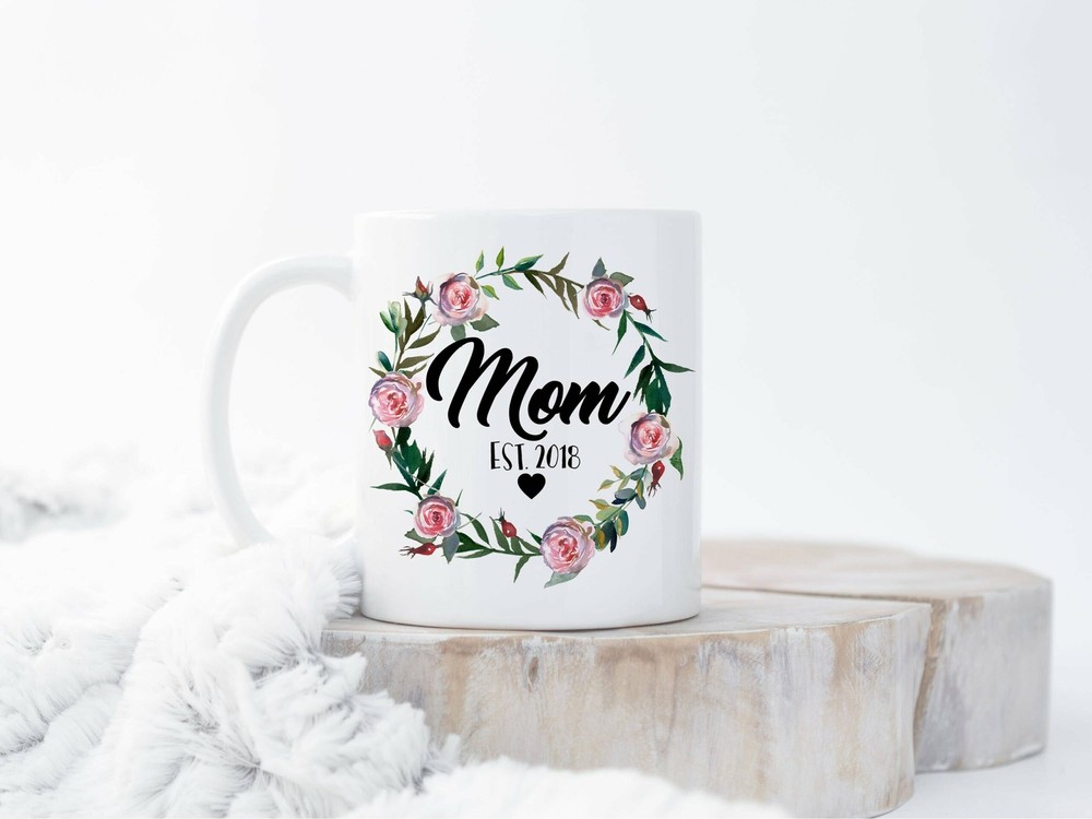 Taza Personalizada Nueva Mamá Taza Mamá Est Tazas Para Mamá Nueva Mamá Regalo Día de la Madre Nuevo