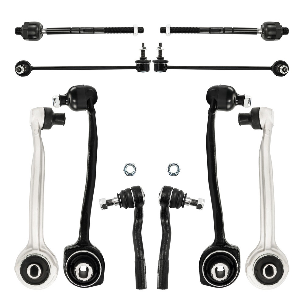 10x Front Control Arms Tierods Sway Bar Kit for Mercedes C32 CLK320 CLK350