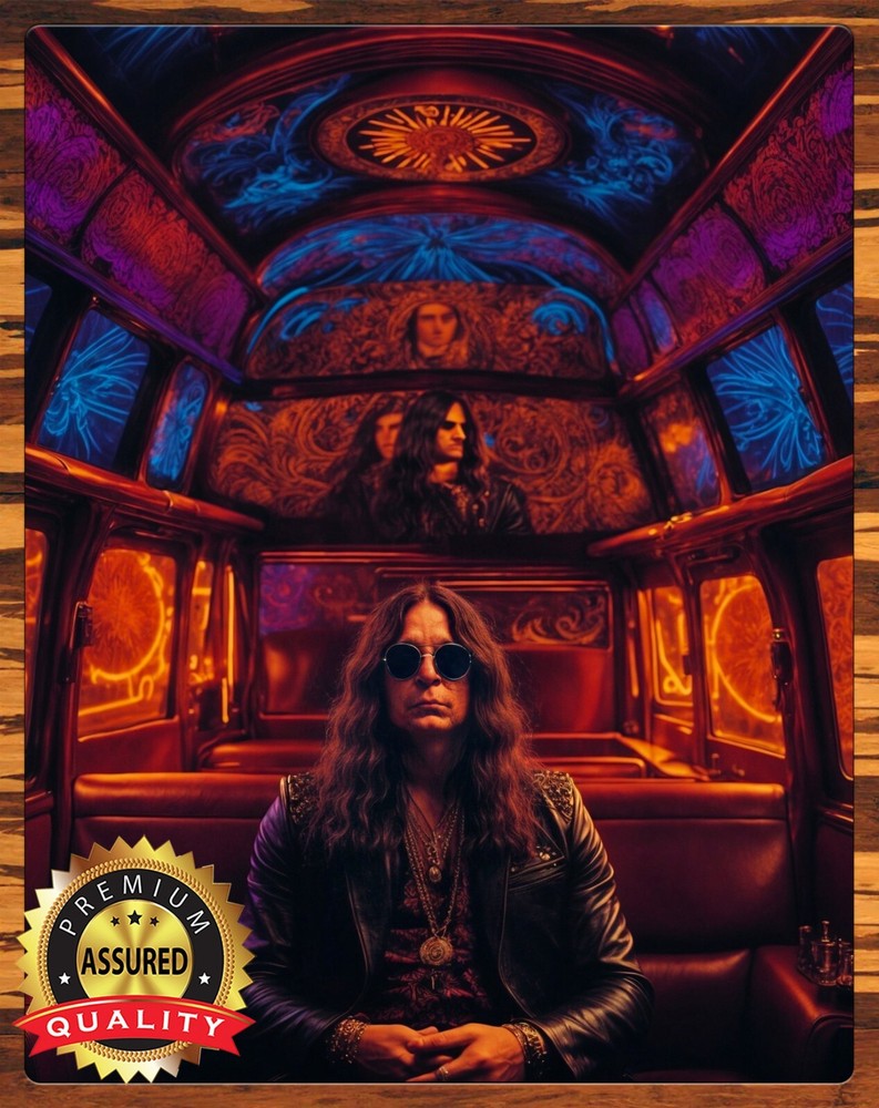Ozzy Osbourne - Black Sabbath - Rare - Metal Sign 11 x 14