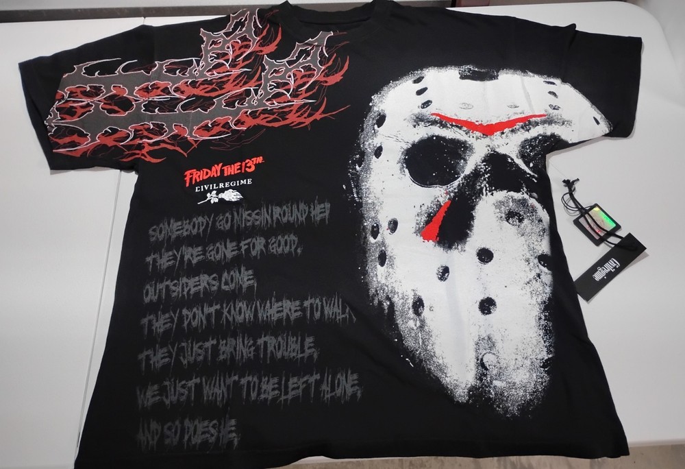 Civil Regime Jason American Classic Oversized T-Shirt Size X-Large