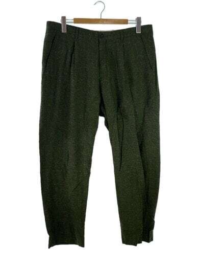 SUPREME 21SS Pleated Trousers 36 Polyester Green Solid Color