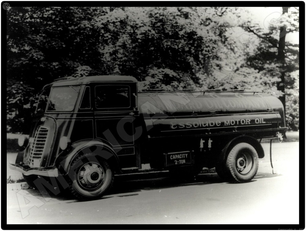 Mack Trucks AC New Metal Sign: 1937 Junior MTX Standard Oil, Esso Lube Tanker