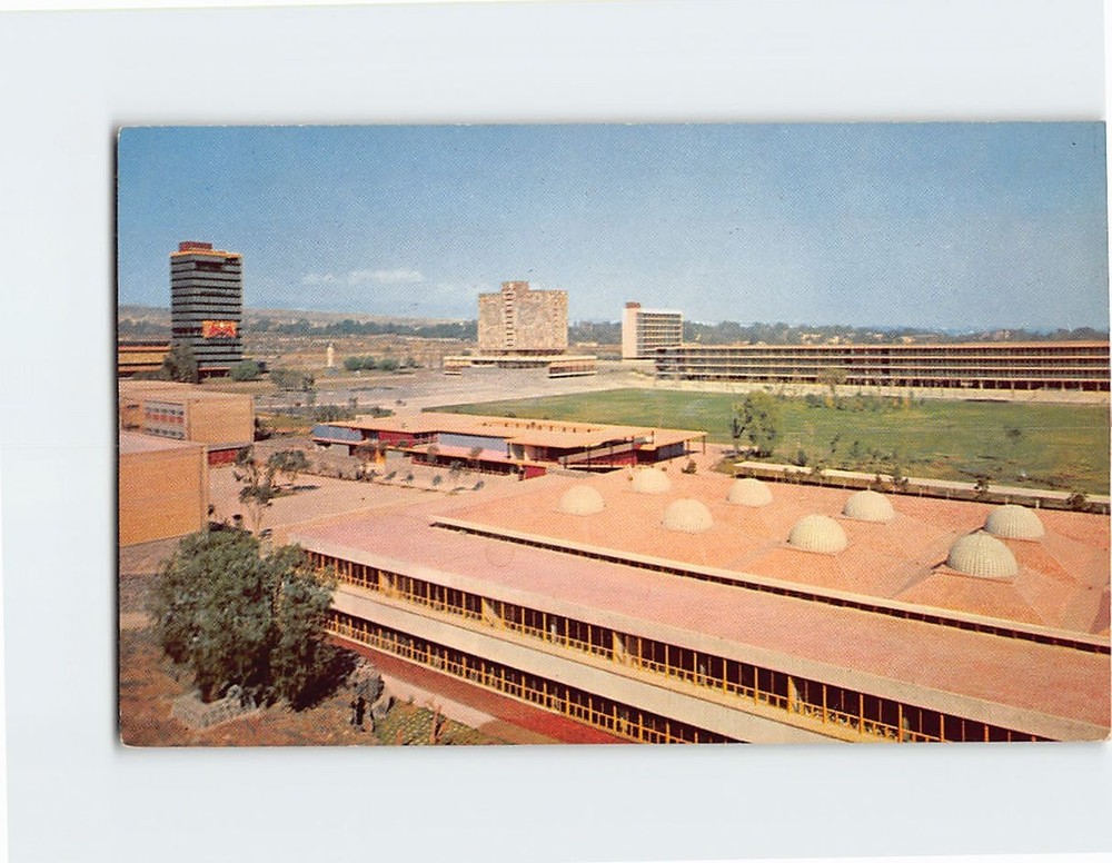 Postcard General view National University of Mexico City Mexico
