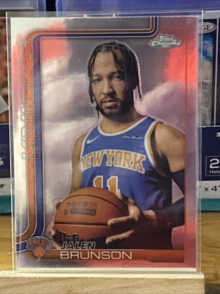 2025-26 Topps Chrome Basketball Jalen Brunson SSP Image Variation