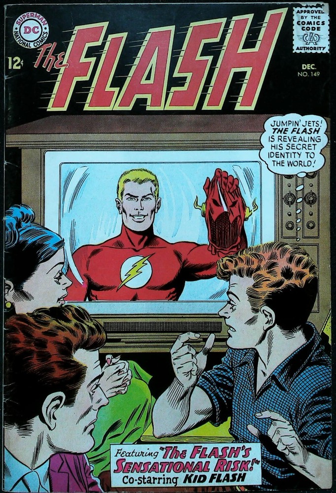 The Flash #149 Vol 1 (1964) *Kid Flash &Abra Kadabra Appearance* - Mid Grade-image