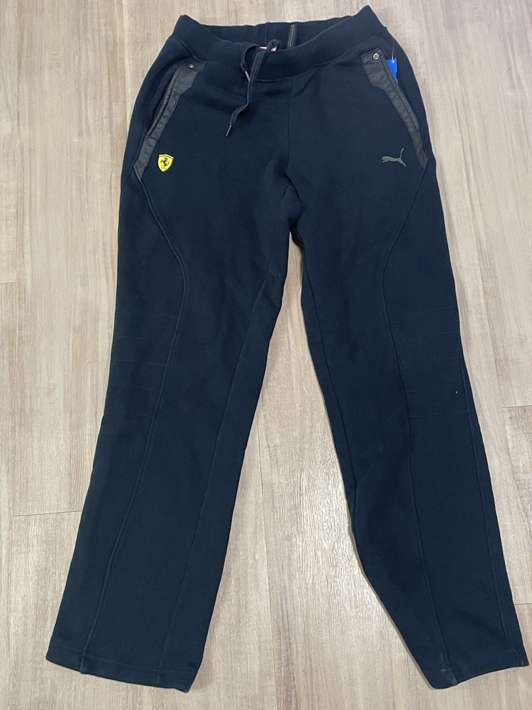 Puma Ferrari Scuderia Racing Sweatpants Mens Medium Athleisure Activewear