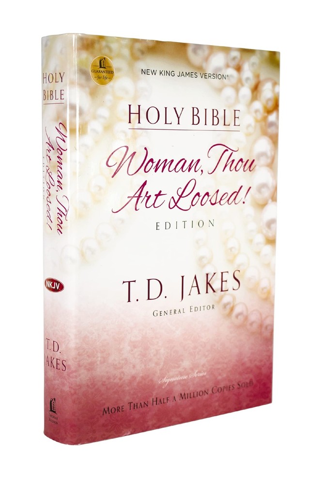 NKJV, Woman Thou Art Loosed, Hardcover, Red Letter: Holy Bible, New King Jam...