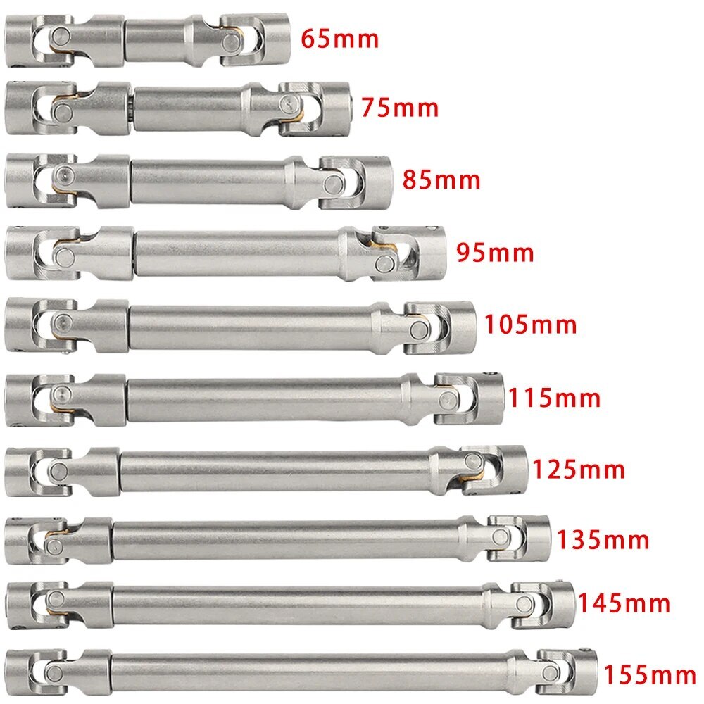 Stainless Steel Drive Shaft for 1/10 RC Crawler Axial SCX10 90046 Wraith Capra