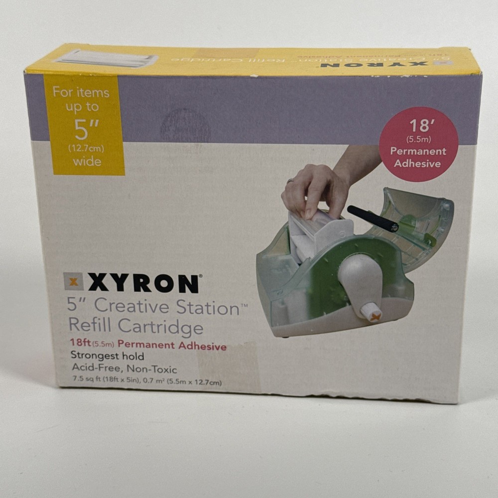 Xyron Model 510 Acid-Free Permanent Adhesive Refill Cartridge AT1605-18 NEW-image