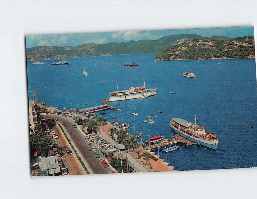 Postcard Vista Panoramica Acapulco Mexico