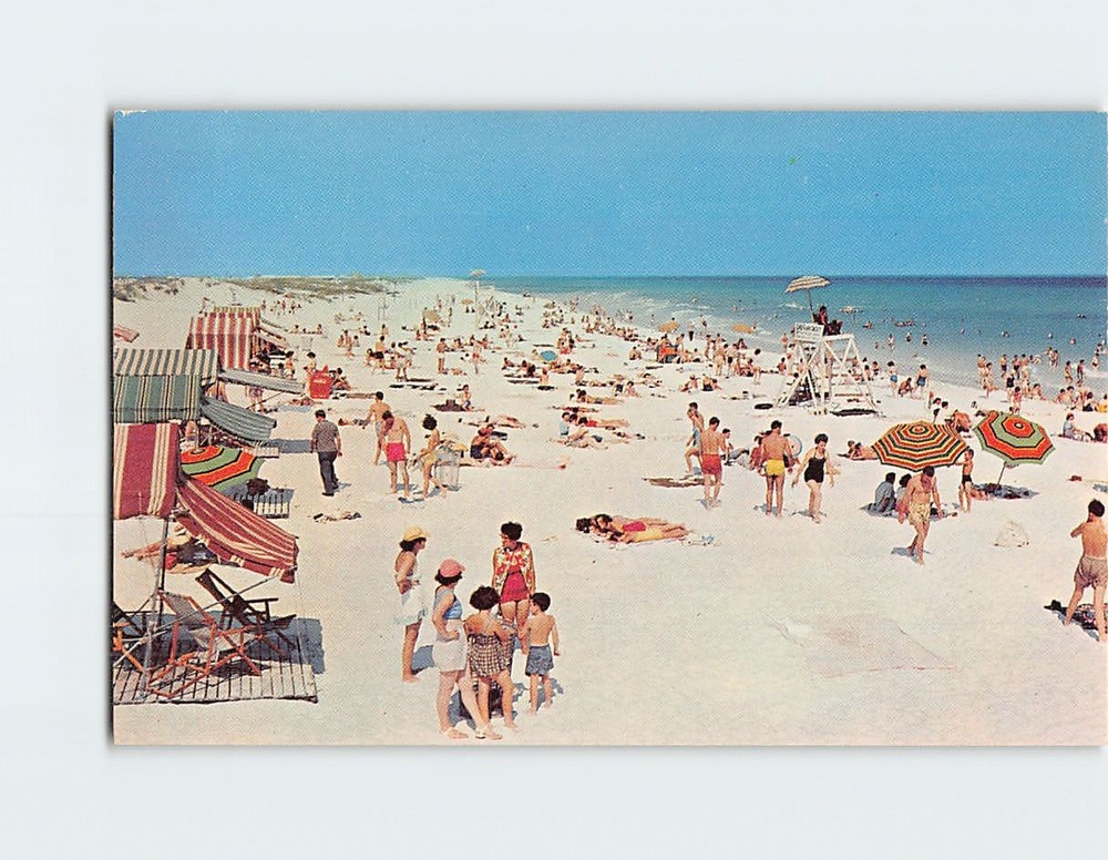 Postcard Pensacola Beach on the Gulf of Mexico Florida USA