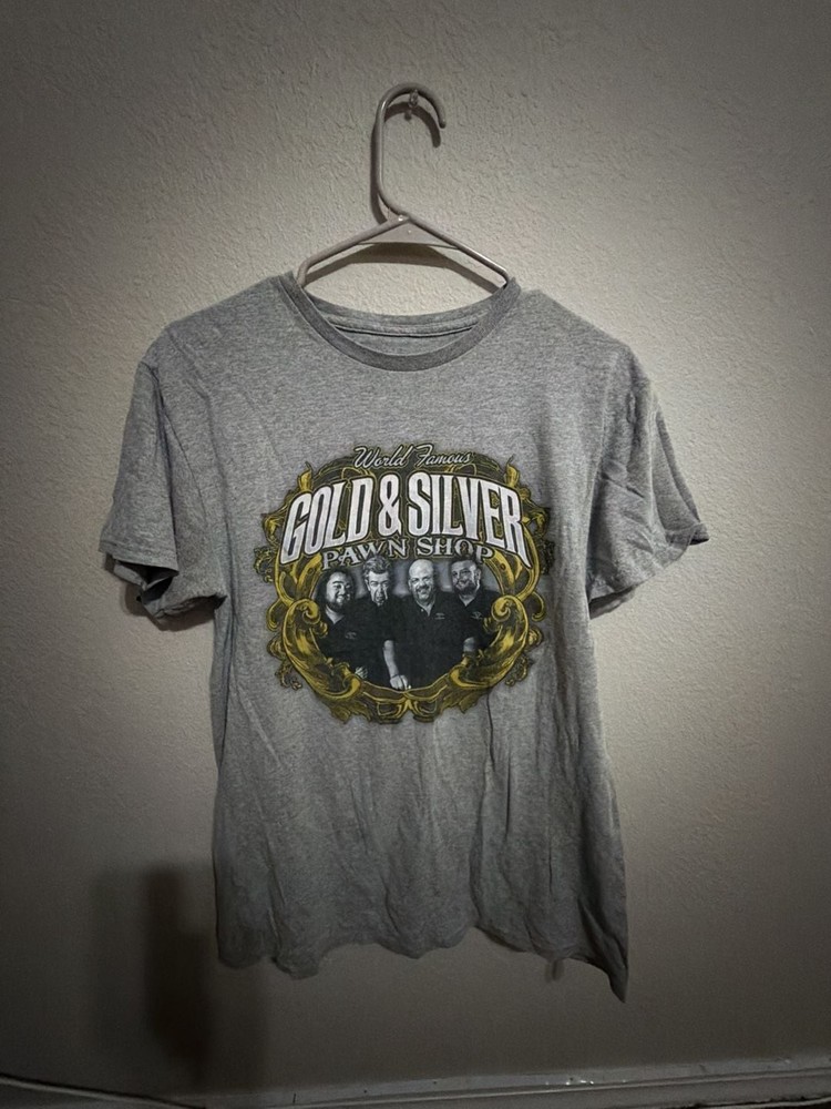 Gold & Silver Pawn Shop Pawn Stars Graphic T-Shirt Gray