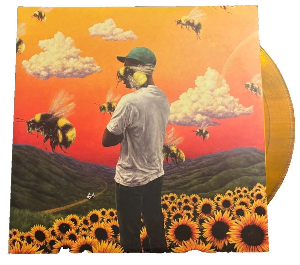 Rare -TYLER THE CREATOR- SCUM FUCK FLOWER BOY YELLOW Vinyl EXPLICIT Record Album