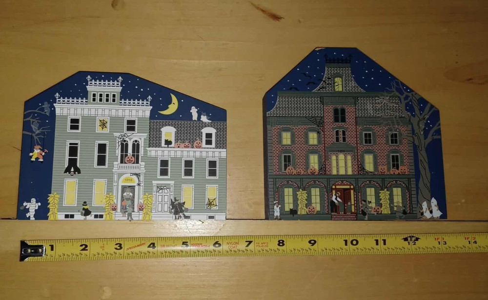 The Cat's Meow Limited Edition Halloween Eerie Estate #139 & Mystery Manor #140