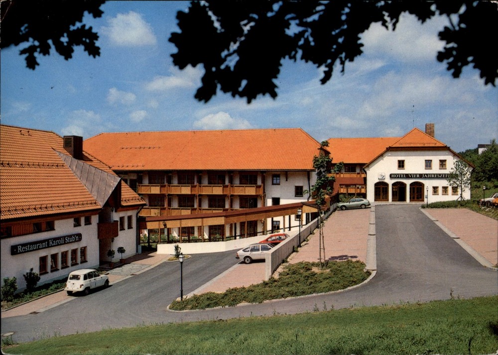 Hotel Vier Jahreszeiten Waldkirchen Germany vintage postcard a565