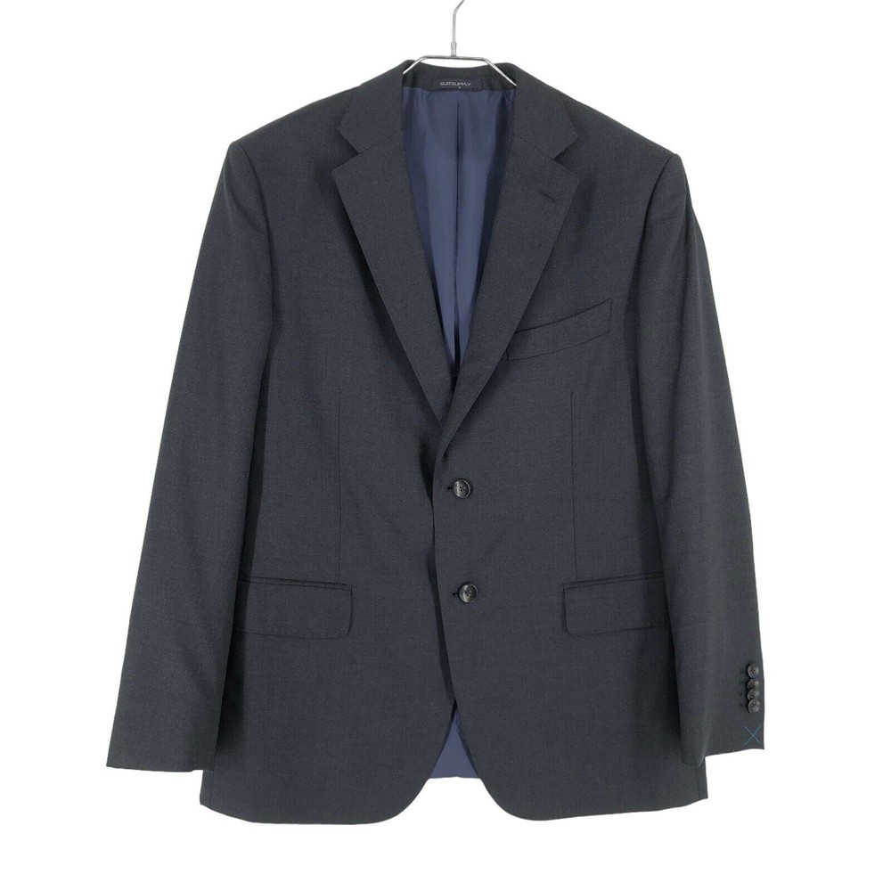 SUITSUPPLY Napoli Single Breasted Pure Wool Blazer Jacket EU:54; UK:44; US:44R