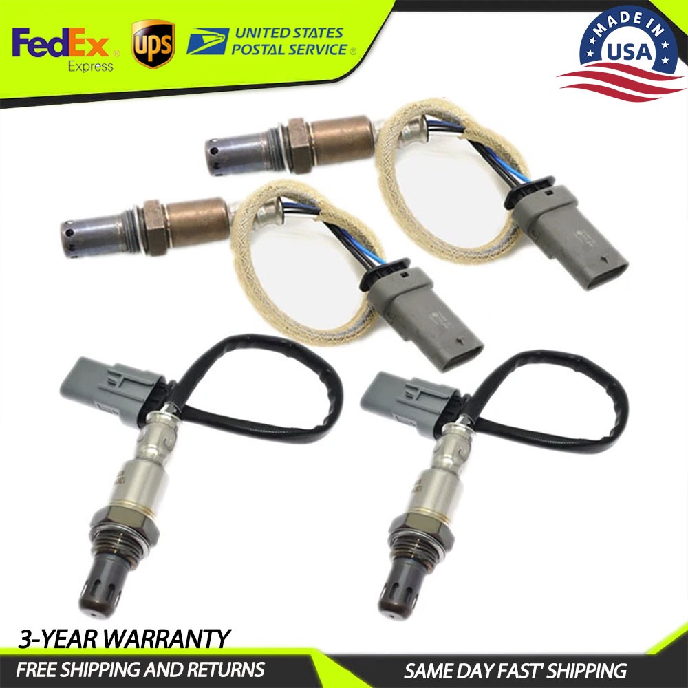 4PCS Up+Down Oxygen Sensor For 2014-2018 Chevrolet Silverado 1500 4.3L 5.3L 6.2L