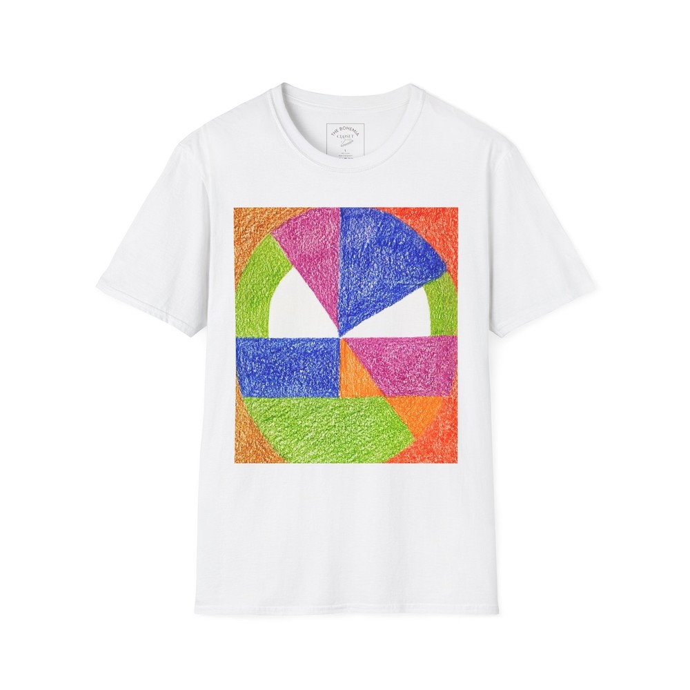 Modern Abstract Art Graphic T-Shirt, Unique Design Tee, Unisex Adult Graphic Tee-image