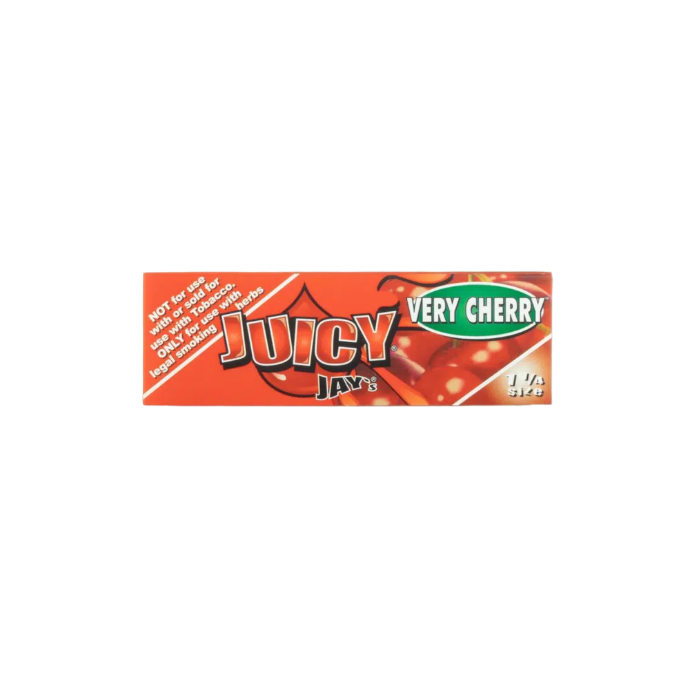 Juicy Jay’s Flavored Rolling Papers – Very Cherry – 1 1/4